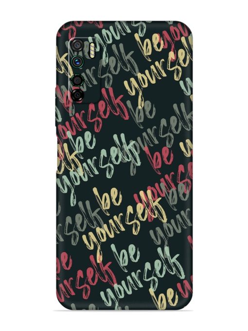 Yourself Seamless Embossed Soft Silicone Case for Infinix Note 7 Lite Zapvi