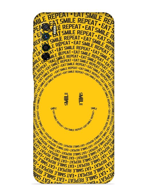 Smiley Embossed Soft Silicone Case for Infinix Note 7 Lite Zapvi