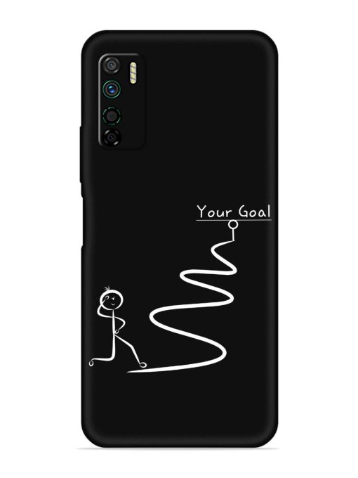 Your Goal Embossed Soft Silicone Case for Infinix Note 7 Lite Zapvi