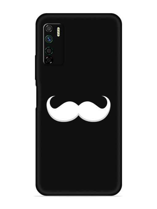 Mustache Vector Embossed Soft Silicone Case for Infinix Note 7 Lite Zapvi