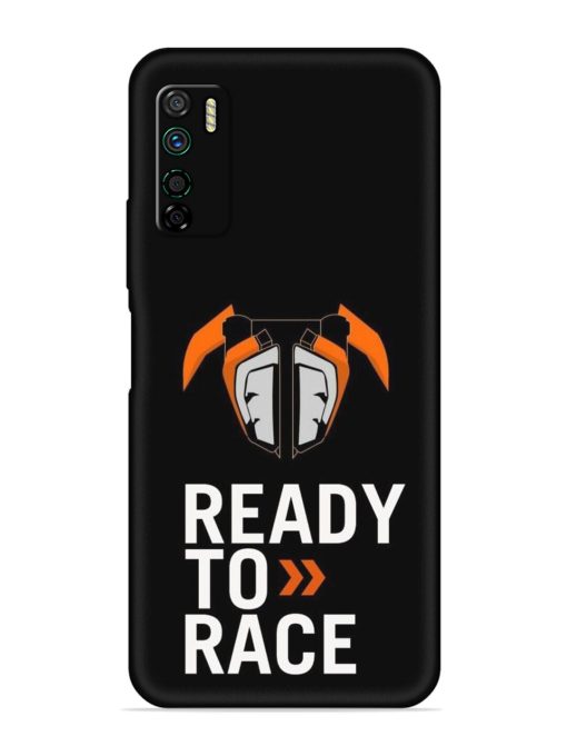 Ready To Race Embossed Soft Silicone Case for Infinix Note 7 Lite Zapvi