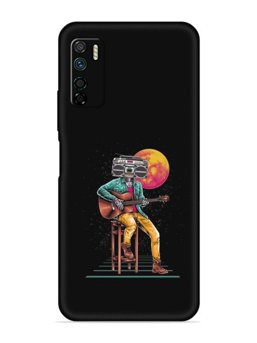 Minimalist Music Embossed Soft Silicone Case for Infinix Note 7 Lite Zapvi