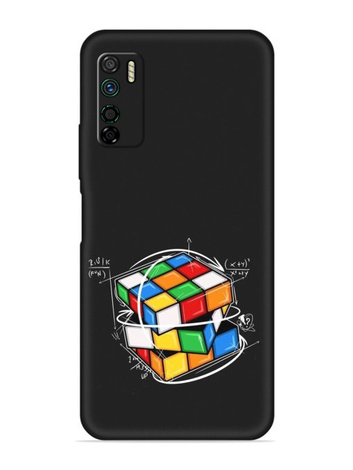 Cubik Vector Embossed Soft Silicone Case for Infinix Note 7 Lite