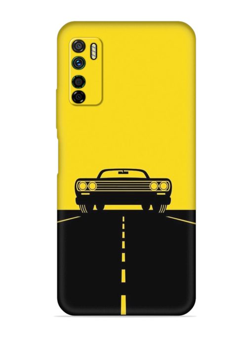 Classic Car Embossed Soft Silicone Case for Infinix Note 7 Lite Zapvi