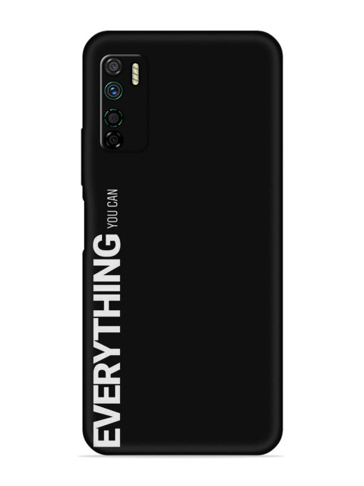 Everything You Can Embossed Soft Silicone Case for Infinix Note 7 Lite Zapvi