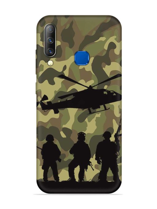 Army Heros Embossed Soft Silicone Case for Infinix S4 Zapvi