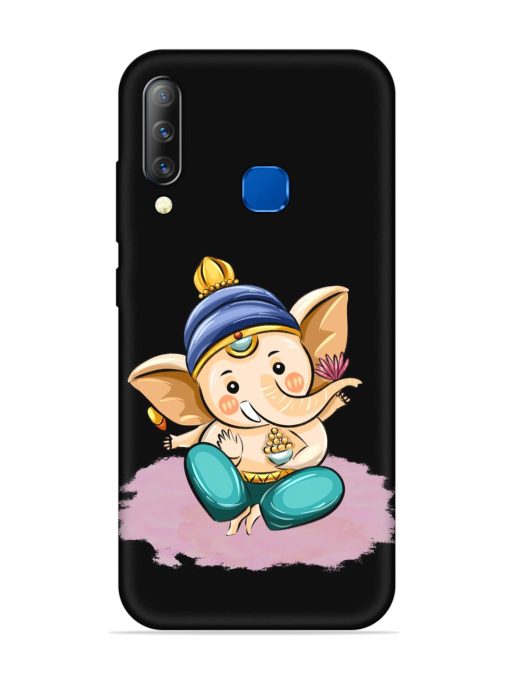 Bal Ganesh Vector Art Embossed Soft Silicone Case for Infinix S4 Zapvi