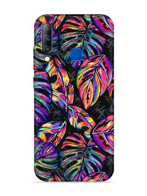 Tropical Seamless Vector Embossed Soft Silicone Case for Infinix S4 Zapvi