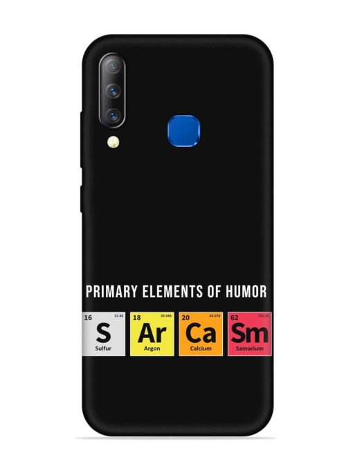 Primary Elements Humor Embossed Soft Silicone Case for Infinix S4 Zapvi