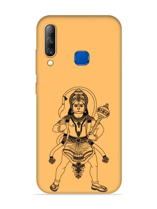 Indian God Hanuman Embossed Soft Silicone Case for Infinix S4 Zapvi