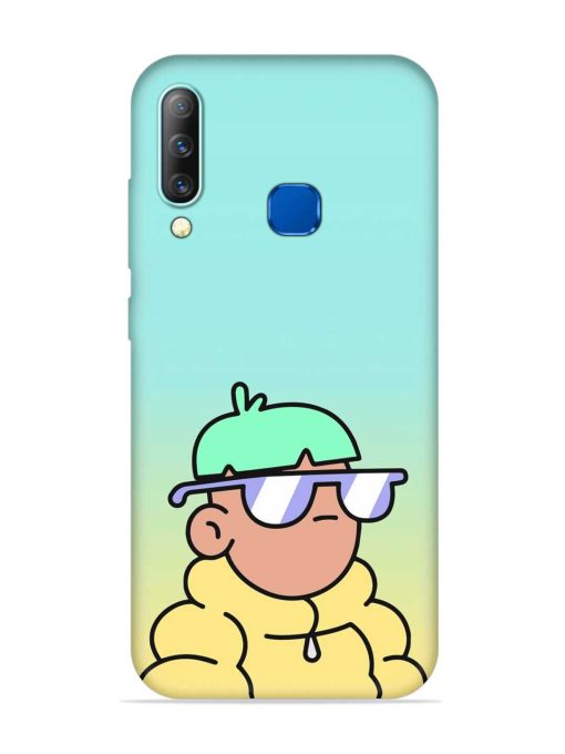 Doodles Cool Character Embossed Soft Silicone Case for Infinix S4 Zapvi