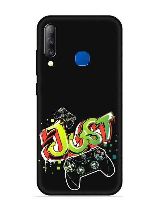 Graffiti Gamepad Illustration Embossed Soft Silicone Case for Infinix S4 Zapvi