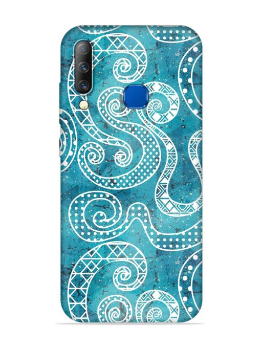 Vintage Curved Seamless Embossed Soft Silicone Case for Infinix S4 Zapvi