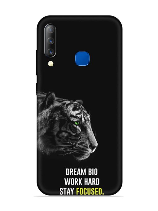 Dream Big Work Hard Embossed Soft Silicone Case for Infinix S4 Zapvi