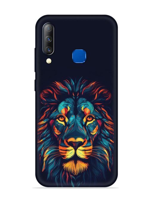 Colorful Lion Embossed Soft Silicone Case for Infinix S4 Zapvi