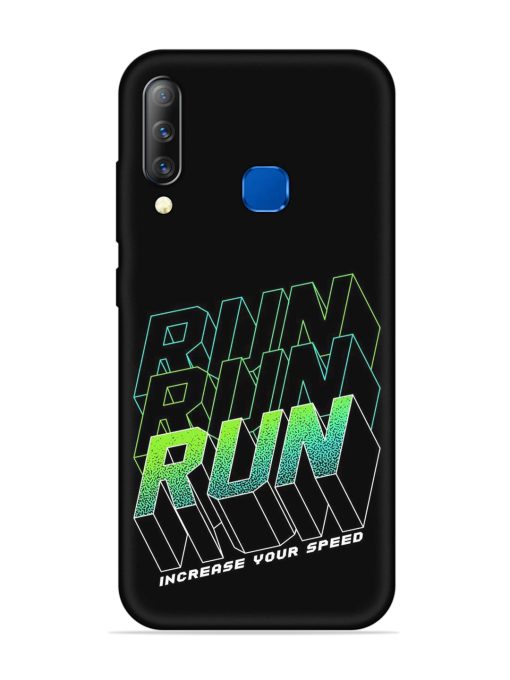 Run Embossed Soft Silicone Case for Infinix S4 Zapvi