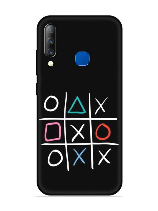 Super Neon Tic-Tac-Toe Embossed Soft Silicone Case for Infinix S4 Zapvi