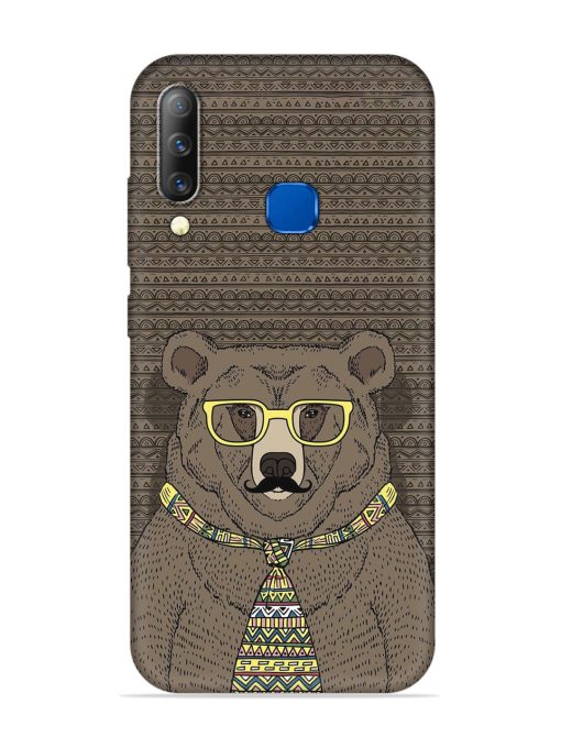 Grizzly Bear Embossed Soft Silicone Case for Infinix S4 Zapvi