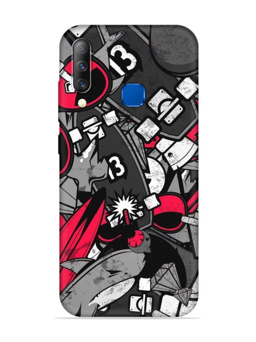 Fictional Doodle Embossed Soft Silicone Case for Infinix S4 Zapvi