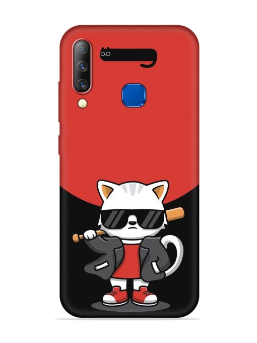 Cool Little Bear Cartoon Embossed Soft Silicone Case for Infinix S4 Zapvi