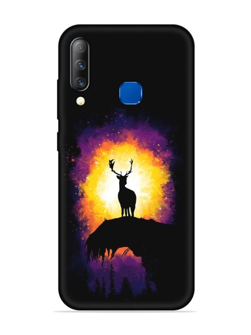 Elk Animal Art Embossed Soft Silicone Case for Infinix S4 Zapvi