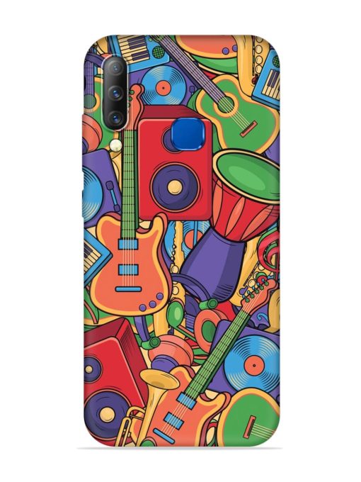 Colorful Music Art Embossed Soft Silicone Case for Infinix S4 Zapvi