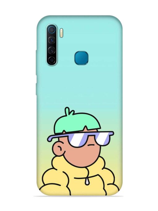 Doodles Cool Character Embossed Soft Silicone Case for Infinix S5 Zapvi