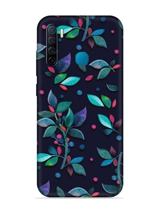 Decorative Watercolor Flower Embossed Soft Silicone Case for Infinix S5 Zapvi