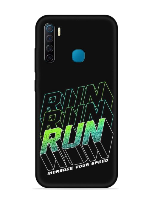 Run Embossed Soft Silicone Case for Infinix S5 Zapvi