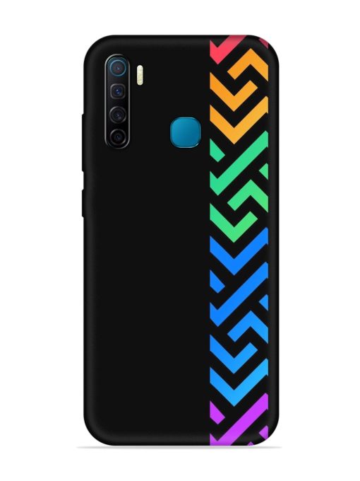 Colorshape Stripes Embossed Soft Silicone Case for Infinix S5