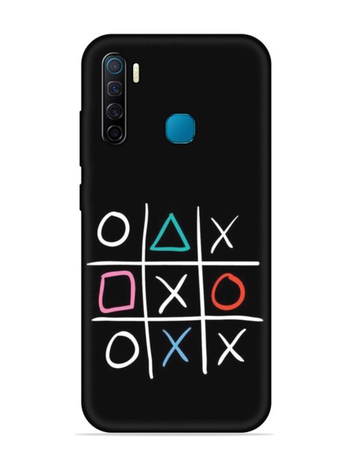 Super Neon Tic-Tac-Toe Embossed Soft Silicone Case for Infinix S5 Zapvi