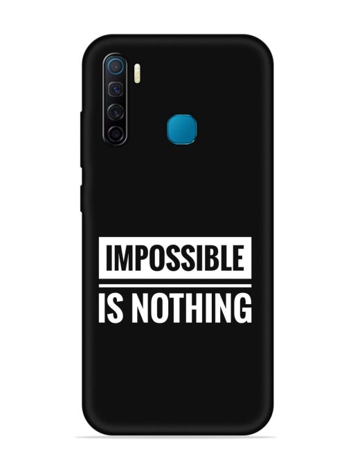 Impossible Is Nothing Embossed Soft Silicone Case for Infinix S5 Zapvi