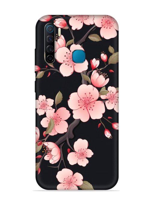 Cherry Blossom Embossed Soft Silicone Case for Infinix S5 Zapvi