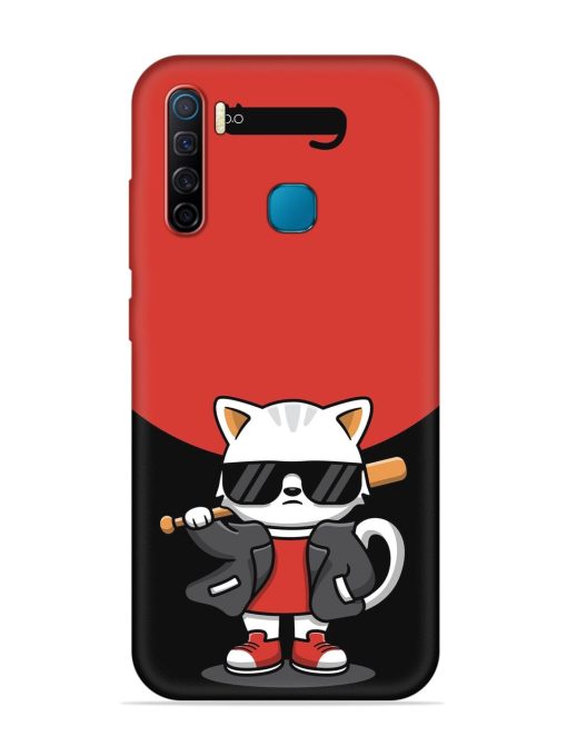 Cool Little Bear Cartoon Embossed Soft Silicone Case for Infinix S5 Zapvi