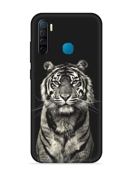 Tiger Art Embossed Soft Silicone Case for Infinix S5 Zapvi