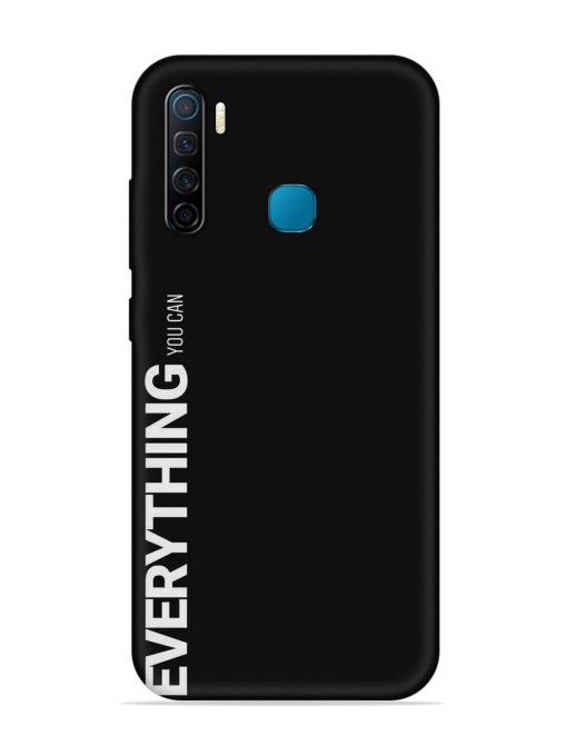 Everything You Can Embossed Soft Silicone Case for Infinix S5 Zapvi