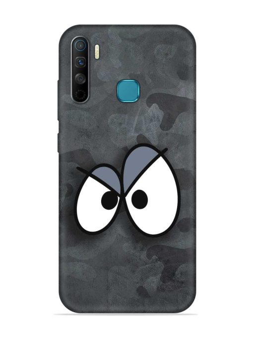 Big Eyes Night Mode Embossed Soft Silicone Case for Infinix S5 Lite Zapvi