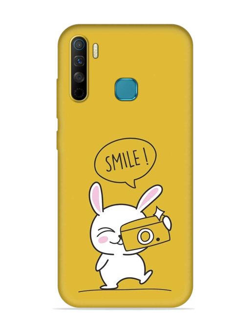 Hey Smile Please Embossed Soft Silicone Case for Infinix S5 Lite Zapvi