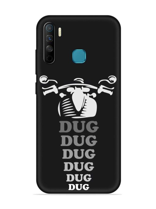 Dug Dug Dug Embossed Soft Silicone Case for Infinix S5 Lite Zapvi