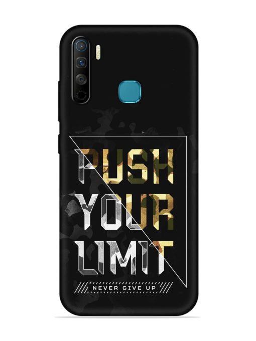 Push Your Limits Embossed Soft Silicone Case for Infinix S5 Lite Zapvi