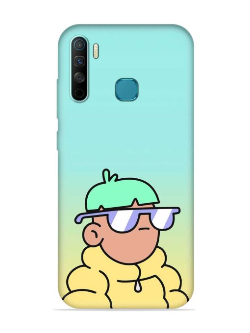 Doodles Cool Character Embossed Soft Silicone Case for Infinix S5 Lite Zapvi