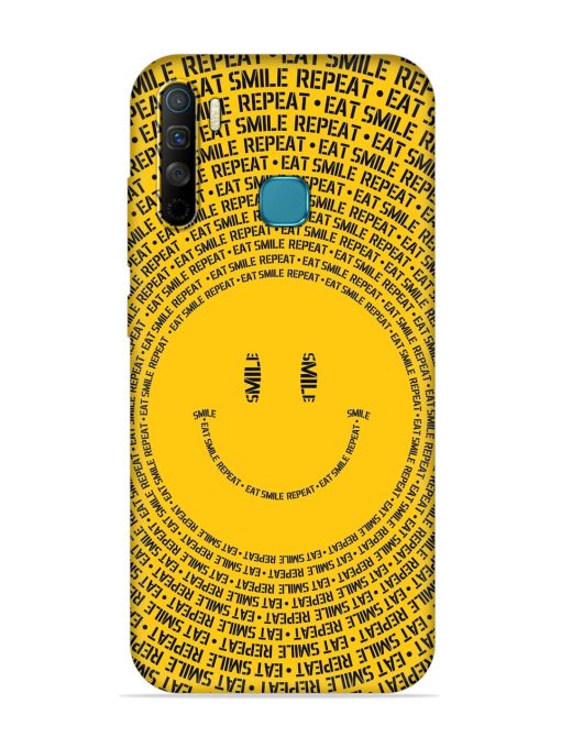 Smiley Embossed Soft Silicone Case for Infinix S5 Lite