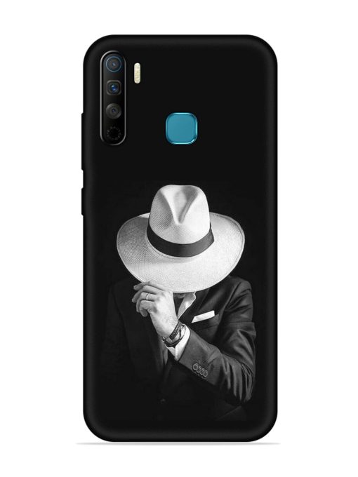 Men Under Hat Embossed Soft Silicone Case for Infinix S5 Lite Zapvi