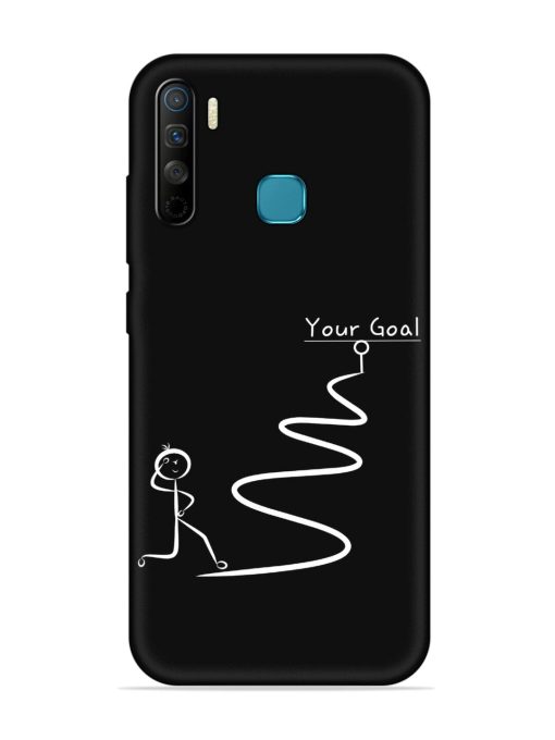 Your Goal Embossed Soft Silicone Case for Infinix S5 Lite Zapvi