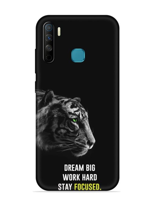 Dream Big Work Hard Embossed Soft Silicone Case for Infinix S5 Lite Zapvi