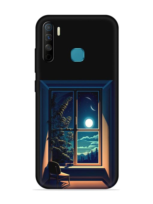 Night View At Window Embossed Soft Silicone Case for Infinix S5 Lite Zapvi