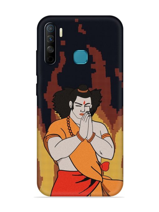 Shree Ram Vector Embossed Soft Silicone Case for Infinix S5 Lite Zapvi