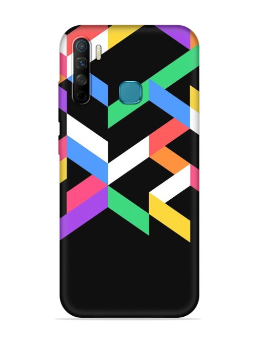 Colorshape Abstarct Embossed Soft Silicone Case for Infinix S5 Lite