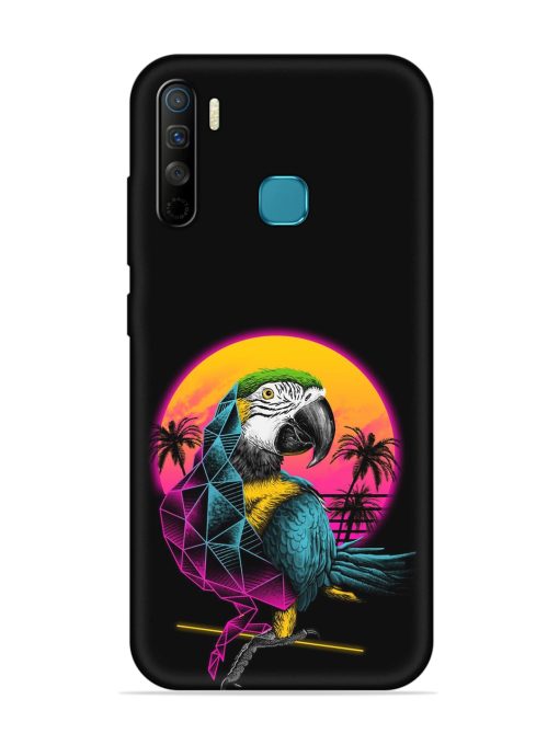 Rad Parrot Embossed Soft Silicone Case for Infinix S5 Lite Zapvi