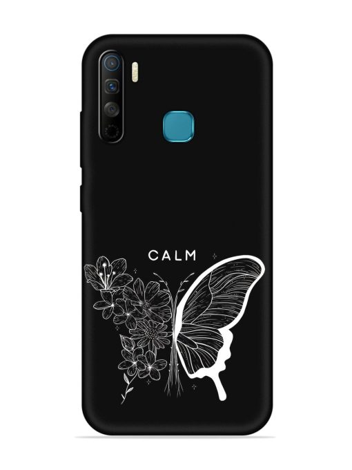 Calm Embossed Soft Silicone Case for Infinix S5 Lite Zapvi